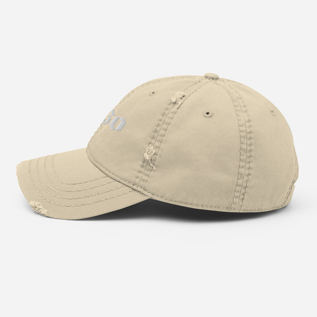 Ezo Logo Distressed Hat