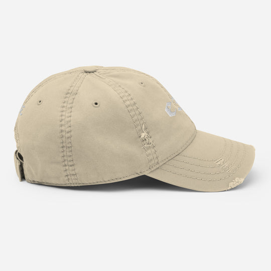 Ezo Logo Distressed Hat