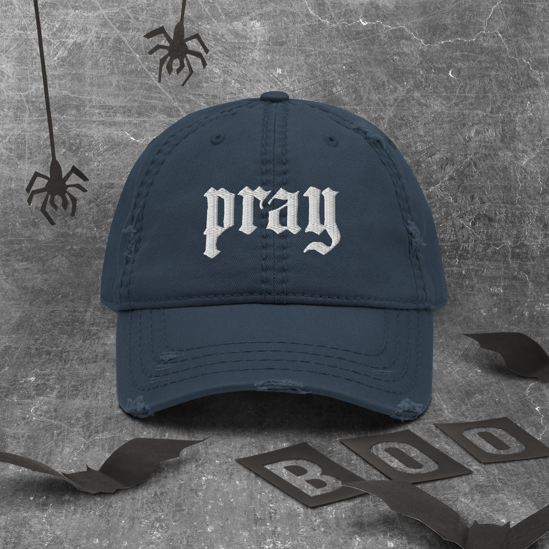 Pray Ezo Distressed  Hat