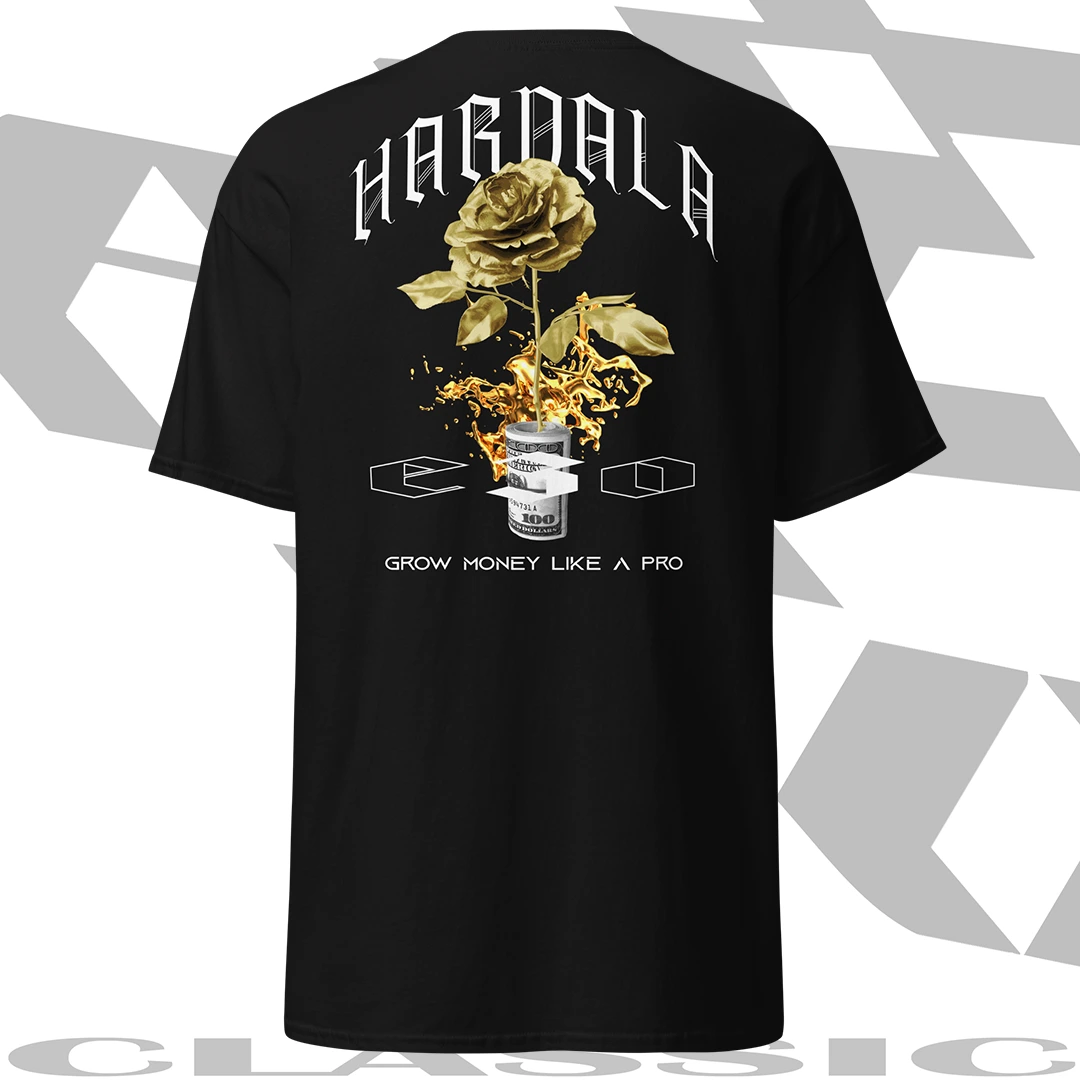 HARDALA,CLASSIC SHIRT,COOL DESIGN,BACKPRINT