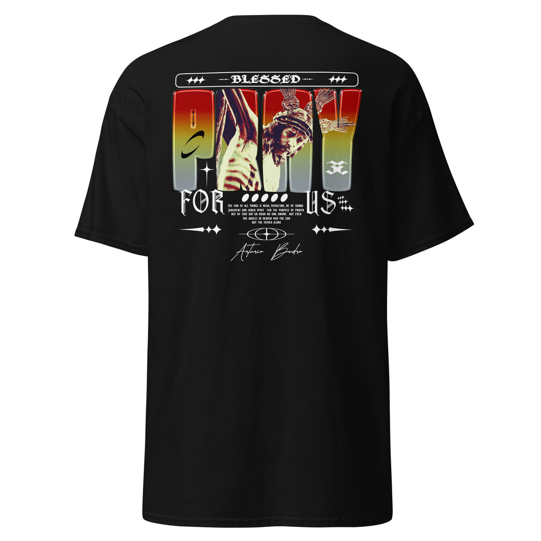 Jesus Pray For Us cool shirt classic,front view