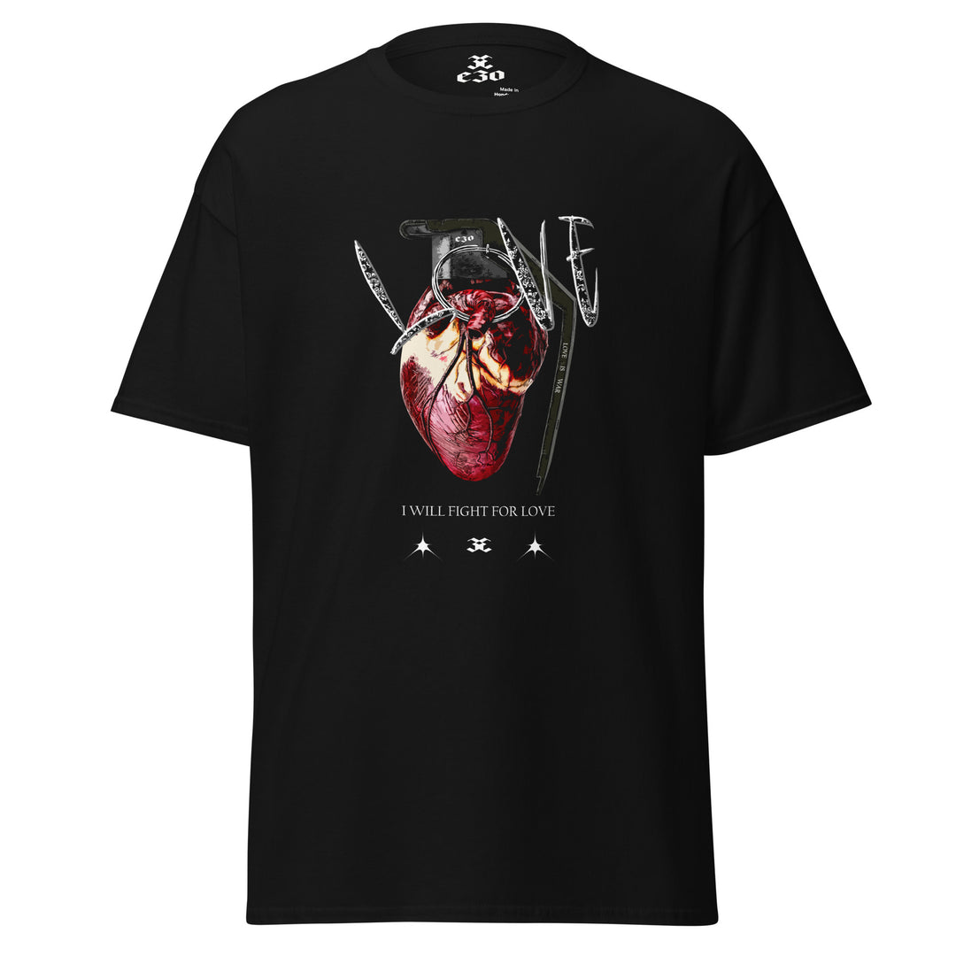 Love is War Ezo shirt front view