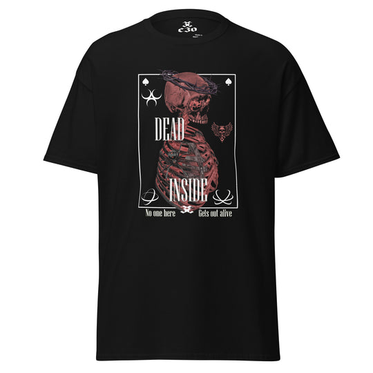 Dead inside classic shirt,cool.front view