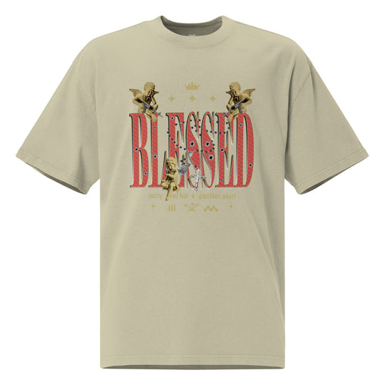 Blessed Ezo Oversized Faded Shirt