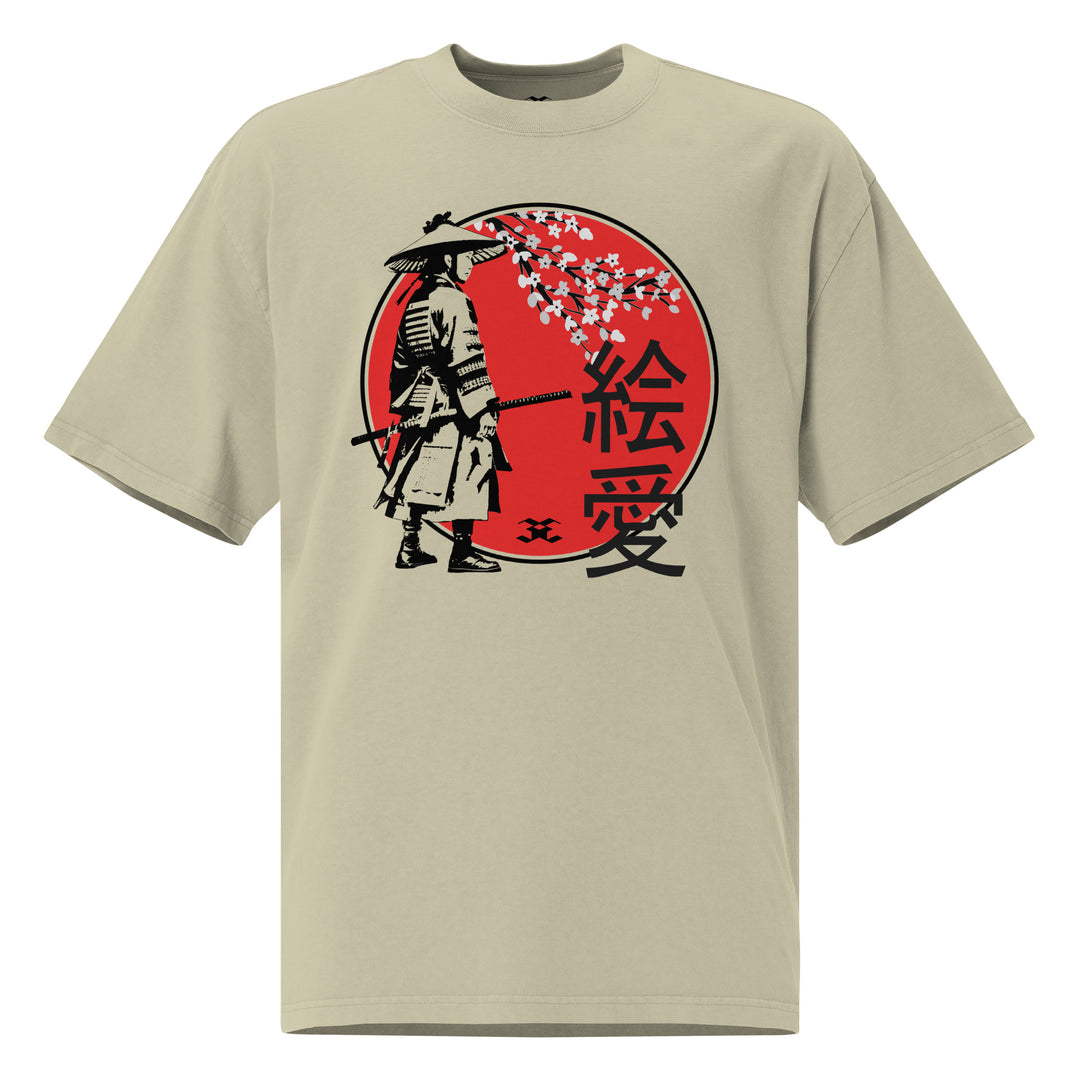 Samurai Japanese Ezo Oversized T-Shirt