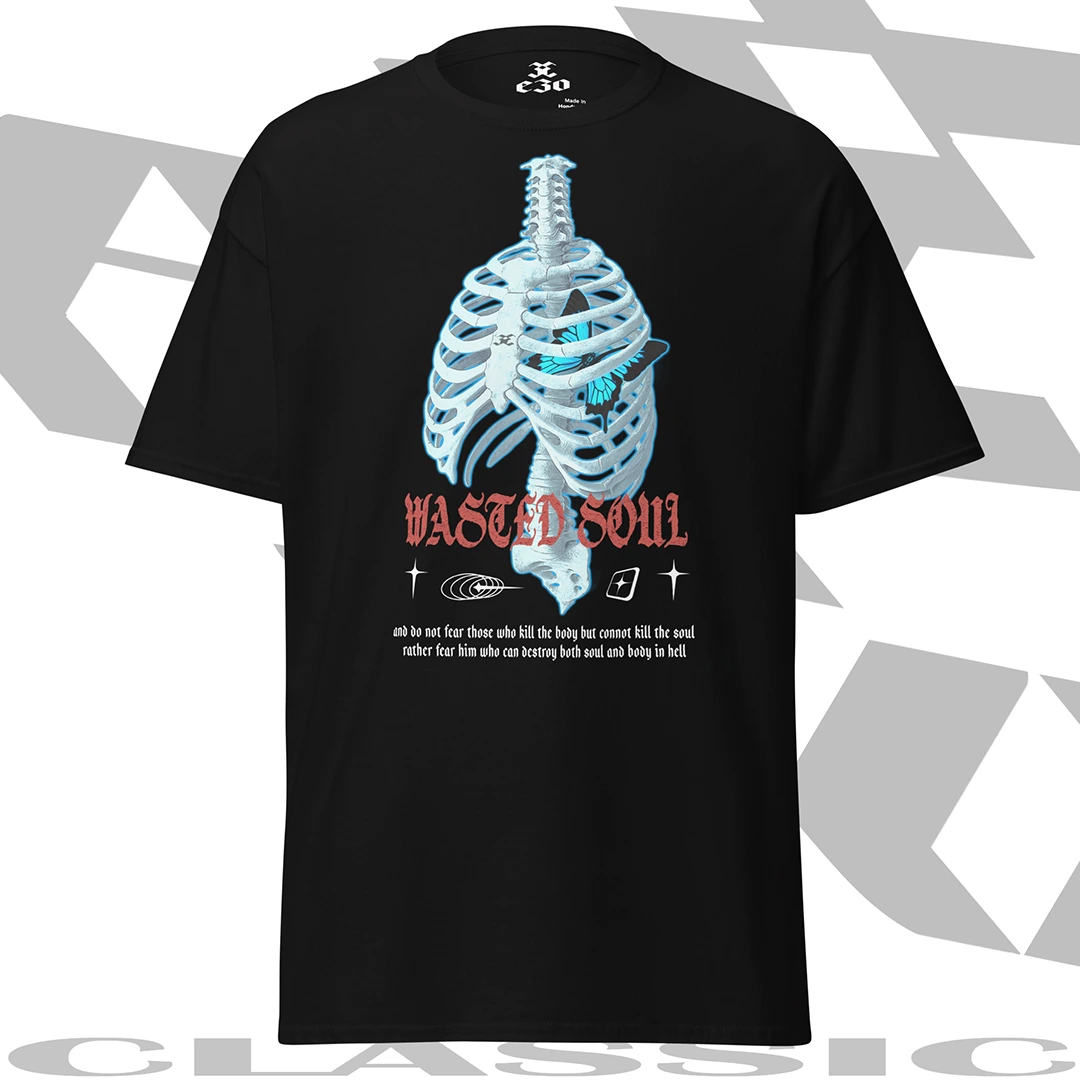 waste soul,classic tshirt,cool design,quality