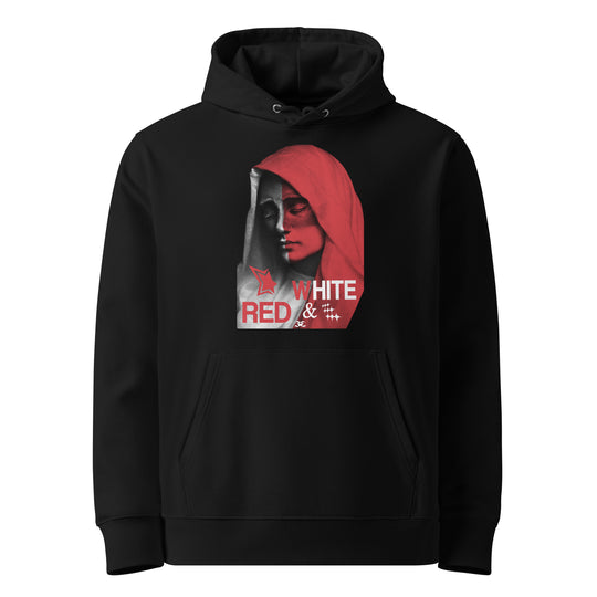 Red & White EzoUnisex Essential Hoodie