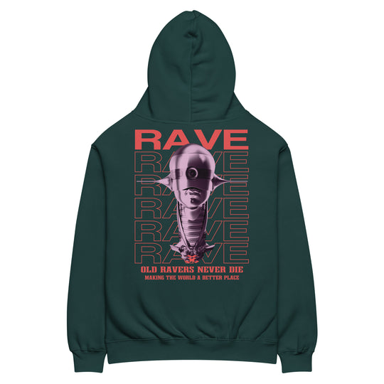 Ravers Never Dies Ezo Unisex Oversized Hoodie