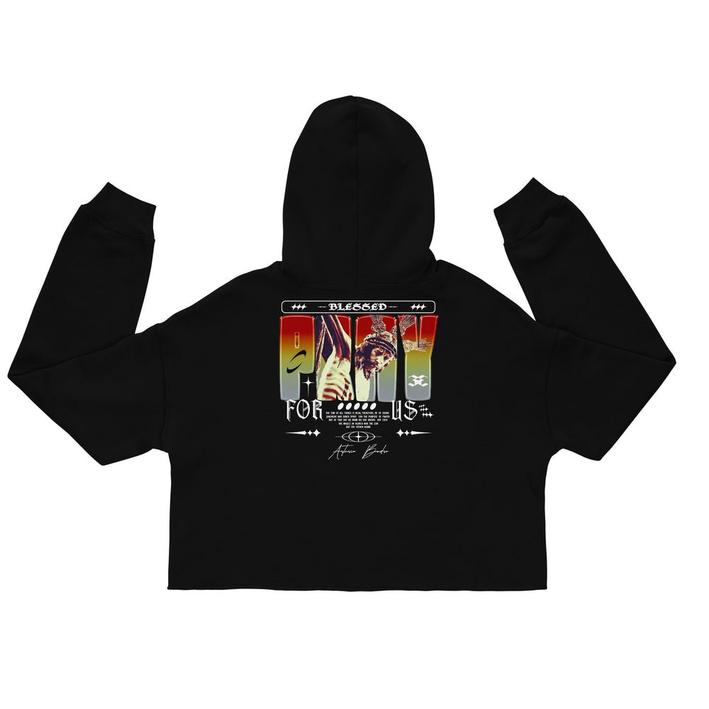 Pray Ezo Women's Crop Hoodie