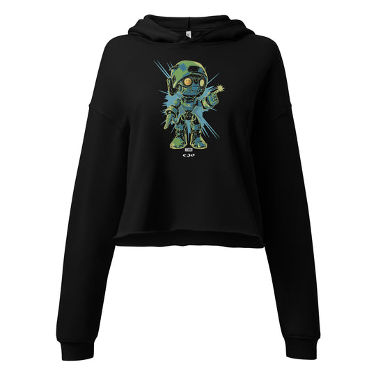 Smile Ezo Women's  Crop Hoodie