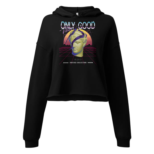 Only Good Vibes Ezo Women's Crop Hoodie