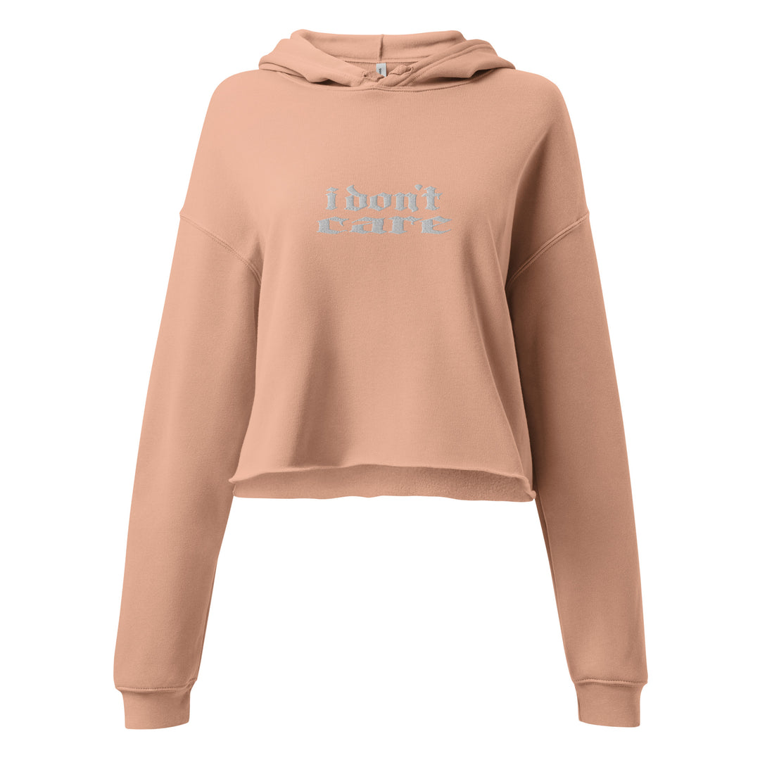 I Don't Care Women's  Crop Hoodie